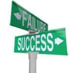 Failure or success Sign Failure or success Sign
