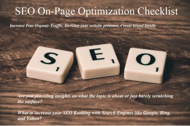 Learn about On Page SEO