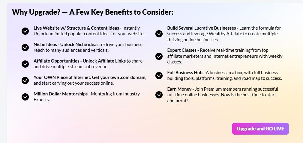 Benefits of Upgrading