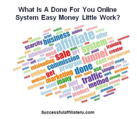 What Is A Done For You Online Business? Easy Money Really? What Is A Done For You Online System?