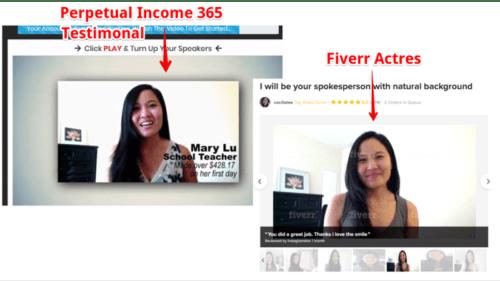 Fiverr Actor Sample 1 using Fake Testimonials for Perpetual Income 365 Fiverr Actor Sample 1 using Fake Testimonials for Perpetual Income 365