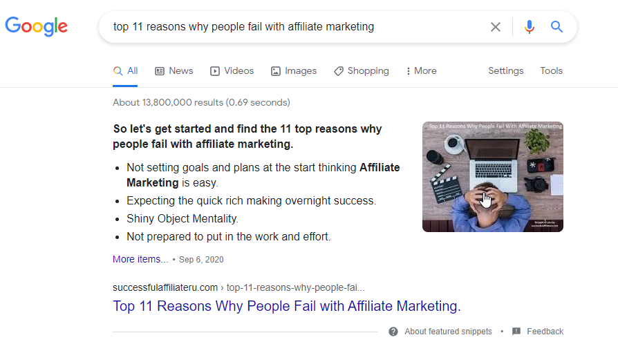 Image of Achieving Number One Position on Google plus as a Featured Snippet as well Number One on Google Plus as Featured Snippet