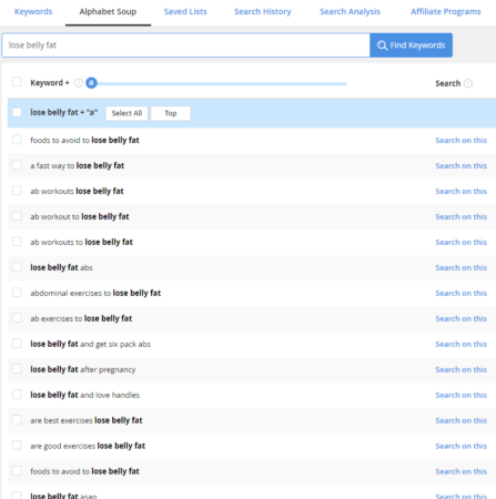 Image 3 sample additional keyword search using Jaaxy Keyword Tool Image 3 sample additional keyword search using Jaaxy Keyword Tool
