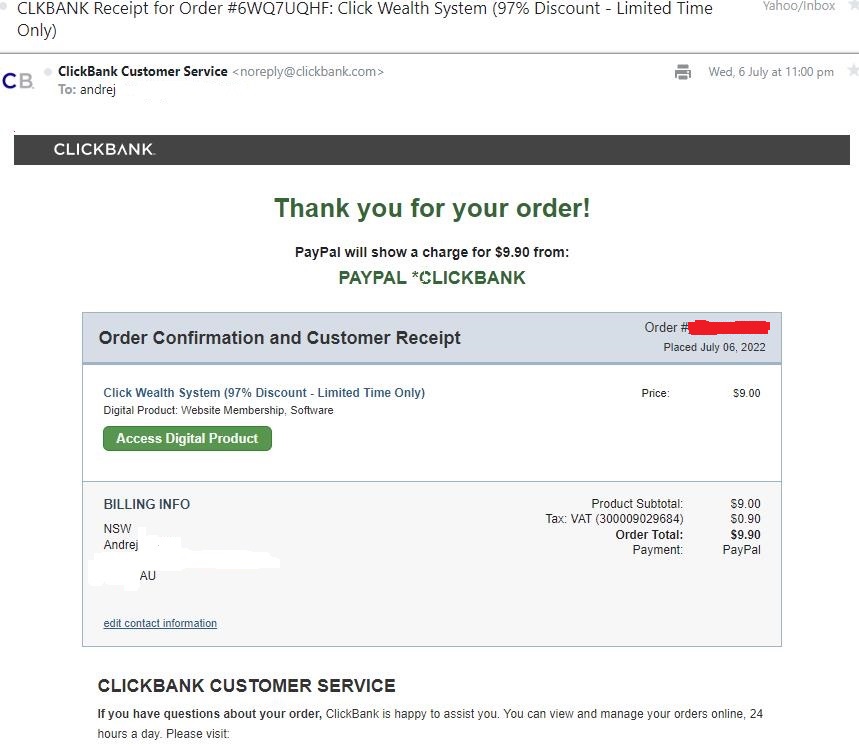Order Confirmation and Customer Receipt Order Confirmation and Customer Receipt