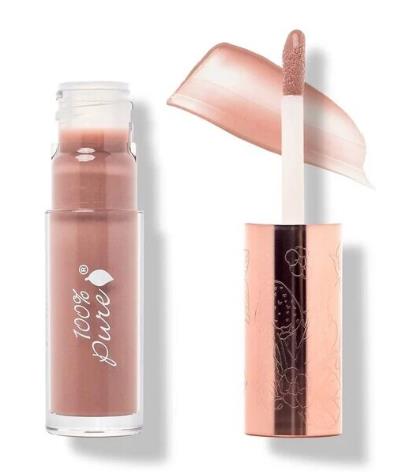 Pink Caramel Lip Gloss Be 100% Pure Pink Caramel Lip Gloss From 100% Pure