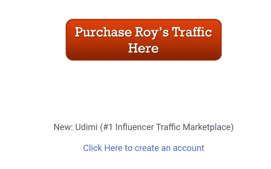 Purchase Roy's Traffic Via Solo Ads Purchase Roy's Traffic Via Solo Ads