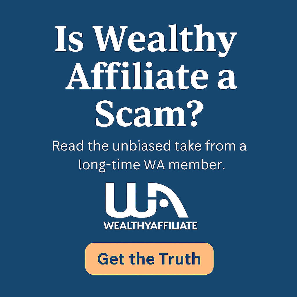 Is Wealthy Affiliate a Scam? Your Wealthy Affiliate Review 2025 Is Wealthy Affiliate a Scam